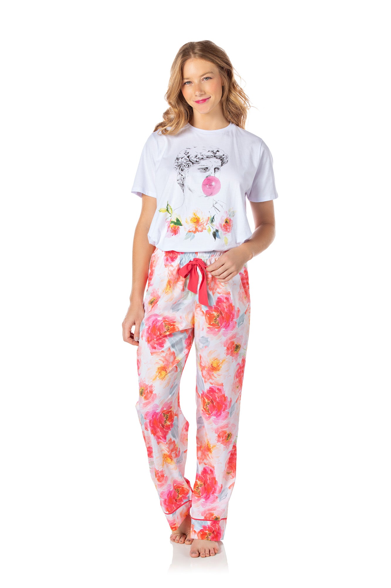 Michelangelo Short Sleeve Shirt Pajama Set