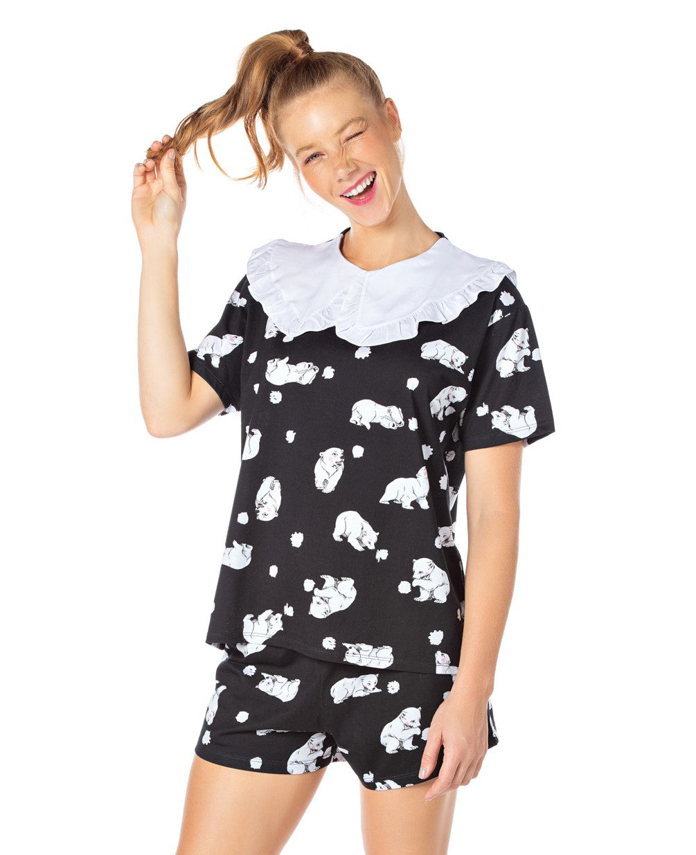 Polar Bear Short Pajama Set