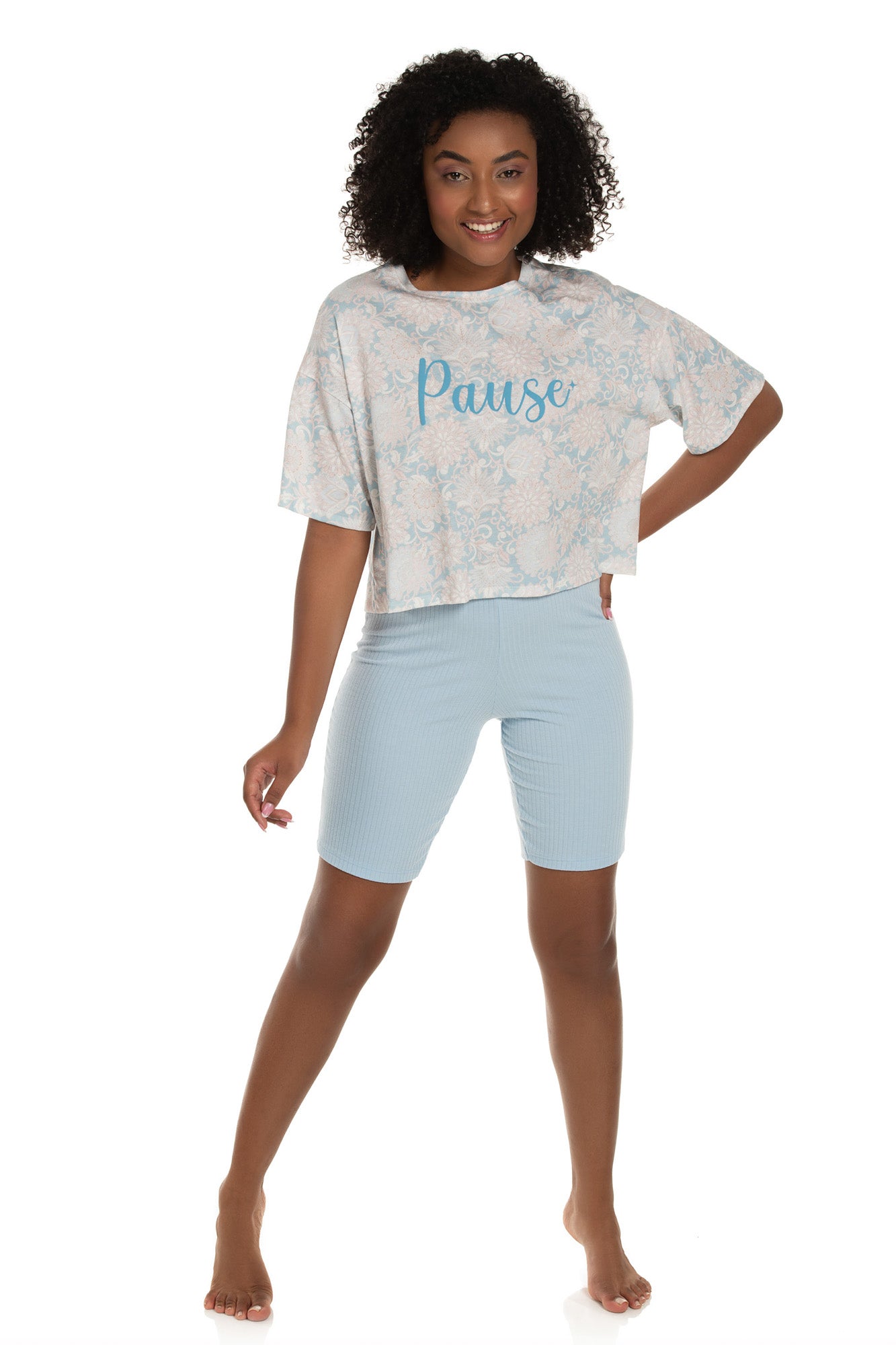 Floral Pause Loungewear Set