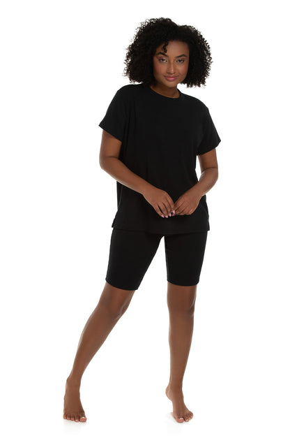 Basic All Black Loungewear Set