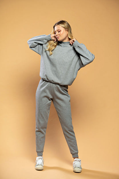 Grey Sweatshirt Set