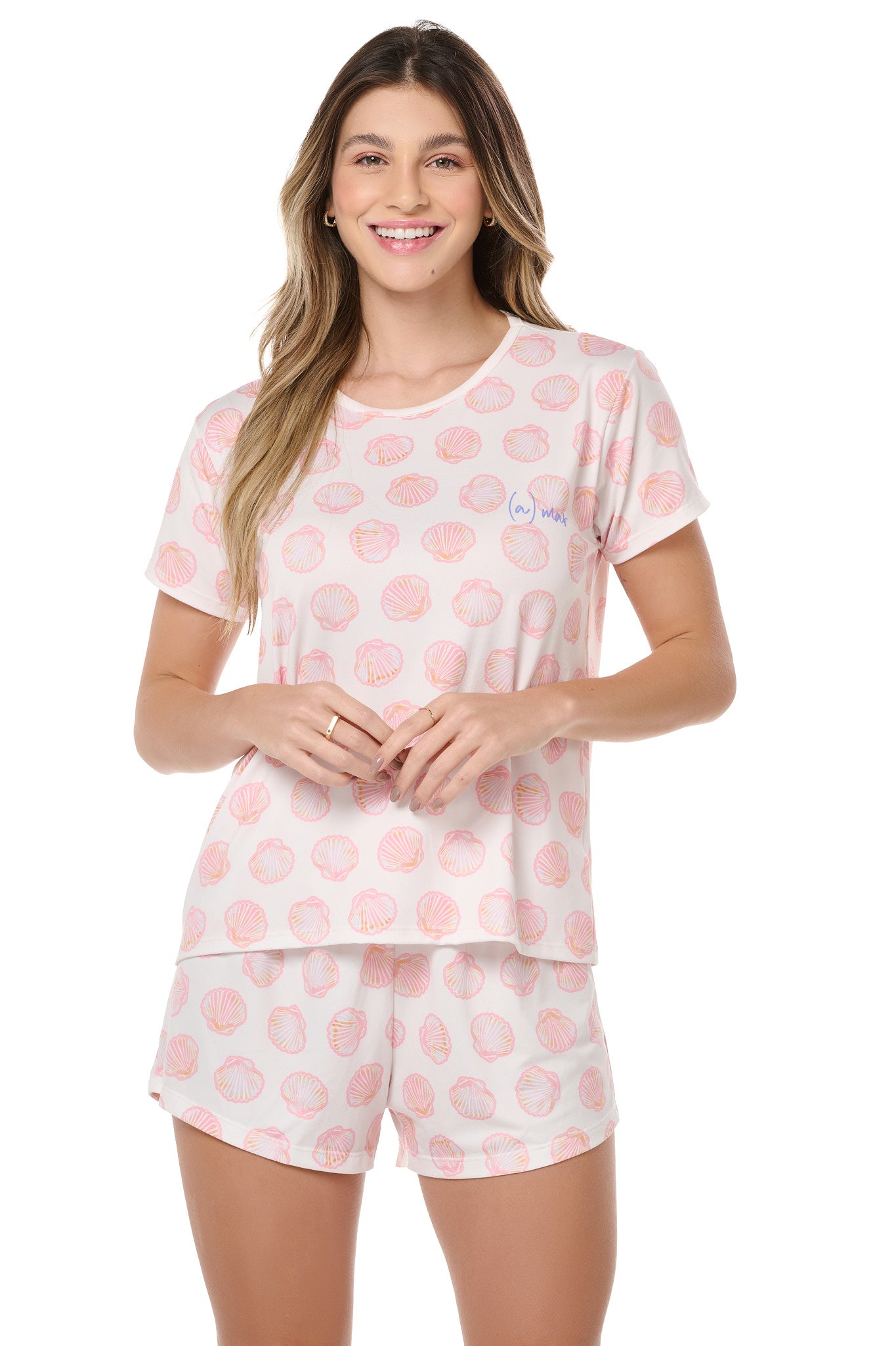 (a) mar Shells Short Sleeve Pajama