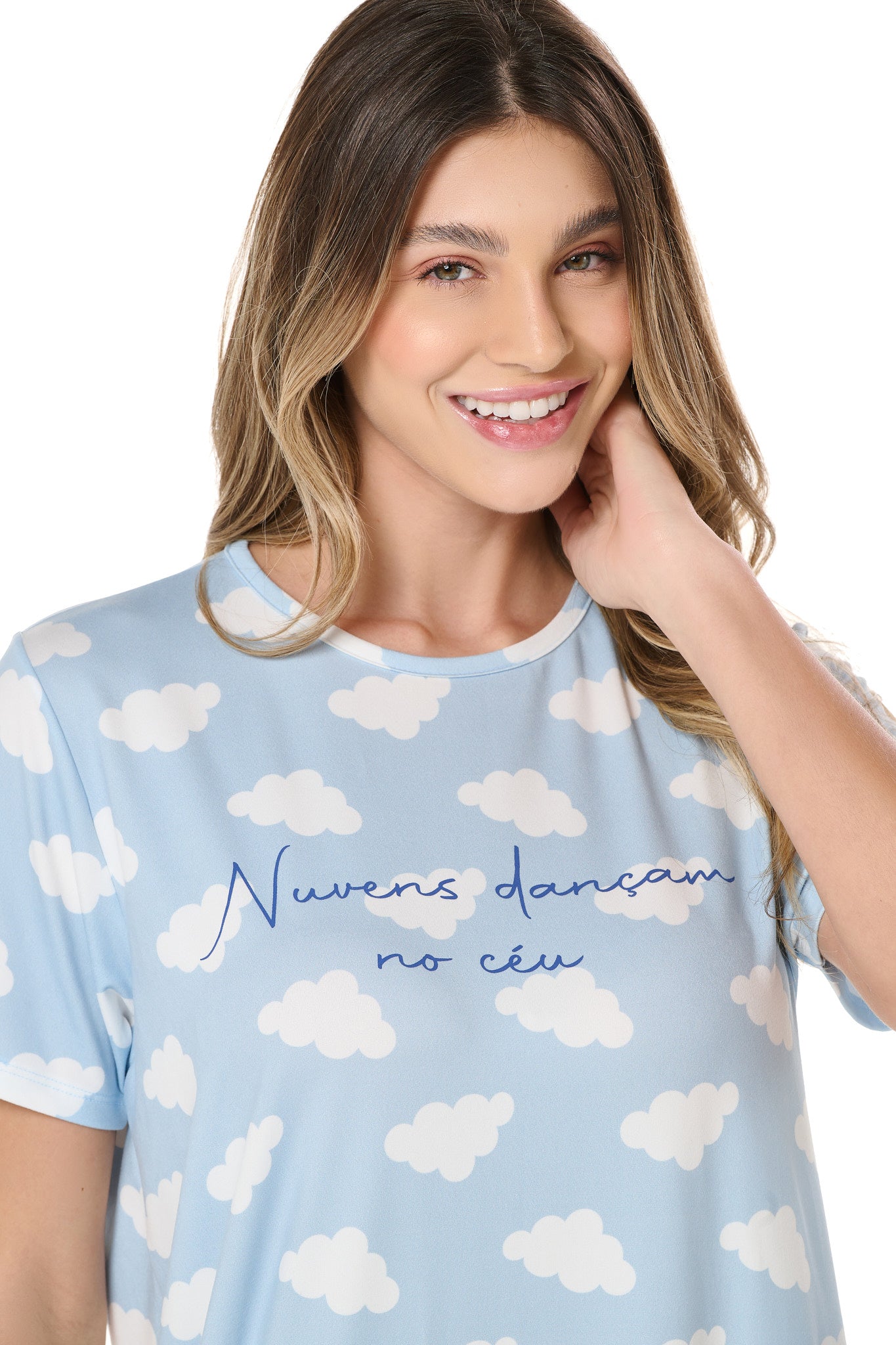 Light Blue Clouds Nightgown